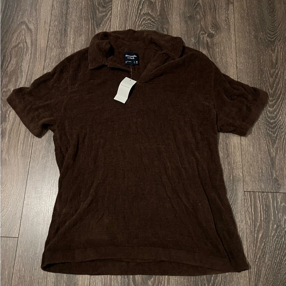 Abercrombie and Fitch Terry cloth polo